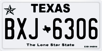 TX license plate BXJ6306
