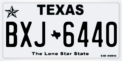 TX license plate BXJ6440