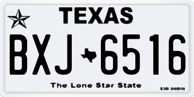 TX license plate BXJ6516