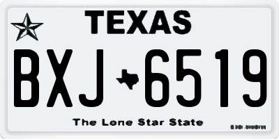 TX license plate BXJ6519