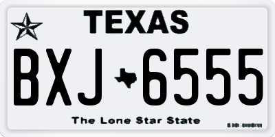 TX license plate BXJ6555