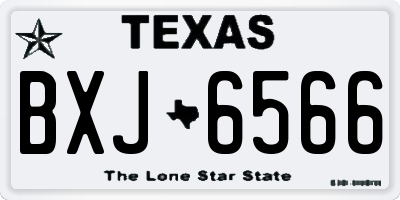 TX license plate BXJ6566