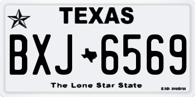 TX license plate BXJ6569