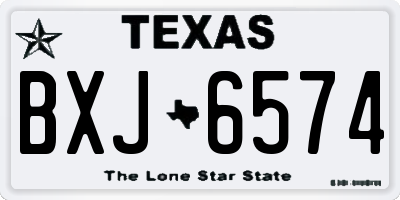 TX license plate BXJ6574