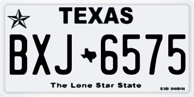 TX license plate BXJ6575