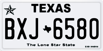 TX license plate BXJ6580