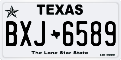 TX license plate BXJ6589