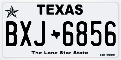 TX license plate BXJ6856
