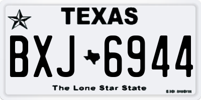 TX license plate BXJ6944