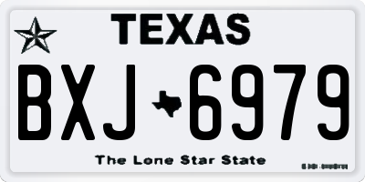 TX license plate BXJ6979