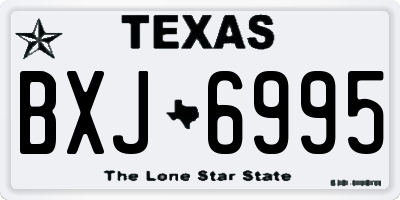 TX license plate BXJ6995