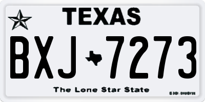 TX license plate BXJ7273