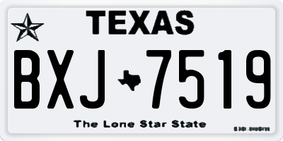 TX license plate BXJ7519