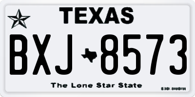 TX license plate BXJ8573