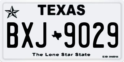TX license plate BXJ9029