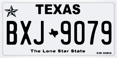 TX license plate BXJ9079
