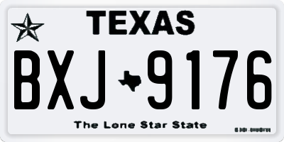 TX license plate BXJ9176
