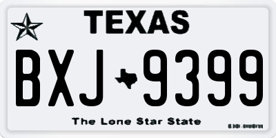 TX license plate BXJ9399