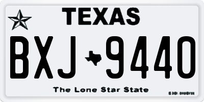 TX license plate BXJ9440
