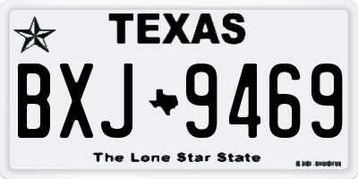 TX license plate BXJ9469