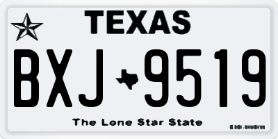 TX license plate BXJ9519