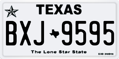 TX license plate BXJ9595