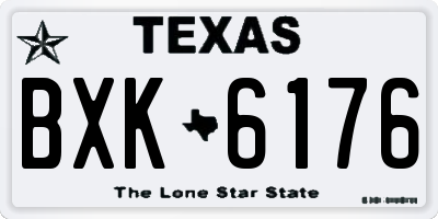 TX license plate BXK6176