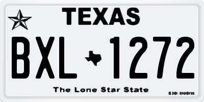 TX license plate BXL1272