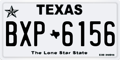TX license plate BXP6156
