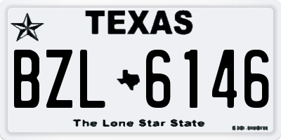 TX license plate BZL6146