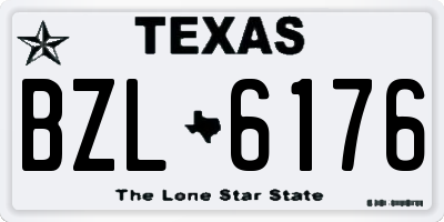 TX license plate BZL6176