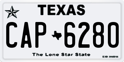 TX license plate CAP6280