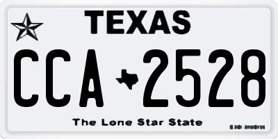 TX license plate CCA2528