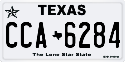 TX license plate CCA6284