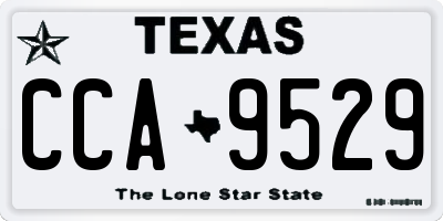 TX license plate CCA9529
