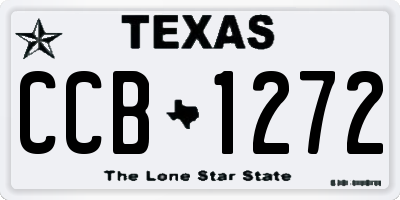 TX license plate CCB1272