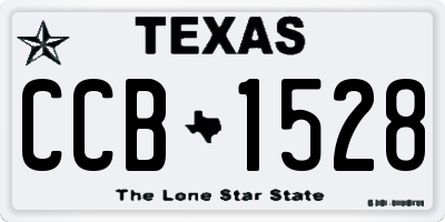 TX license plate CCB1528