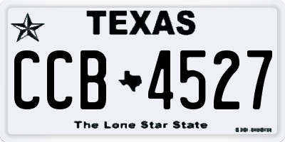 TX license plate CCB4527