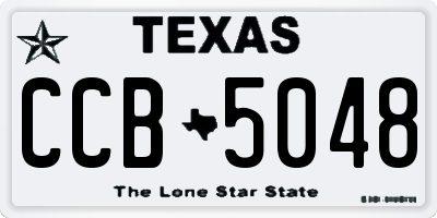 TX license plate CCB5048