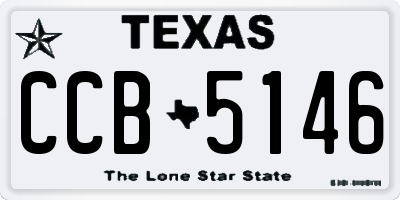 TX license plate CCB5146