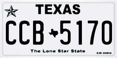 TX license plate CCB5170