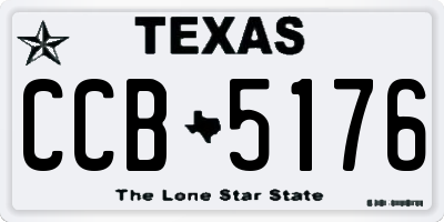 TX license plate CCB5176