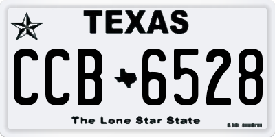 TX license plate CCB6528