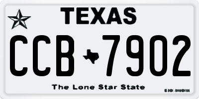 TX license plate CCB7902