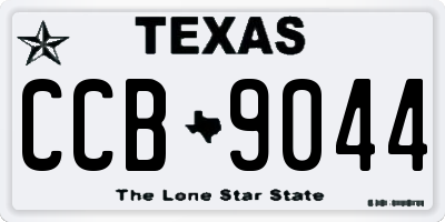 TX license plate CCB9044