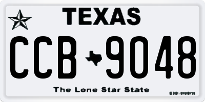 TX license plate CCB9048