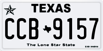 TX license plate CCB9157