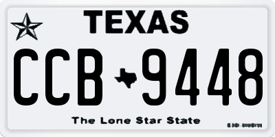 TX license plate CCB9448