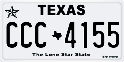 TX license plate CCC4155