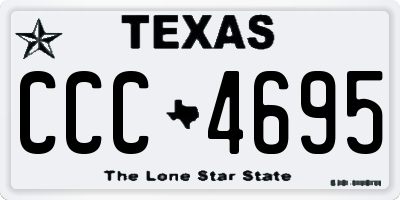 TX license plate CCC4695
